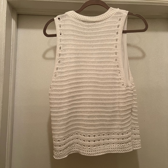 Express white knit tank top - Picture 2 of 3